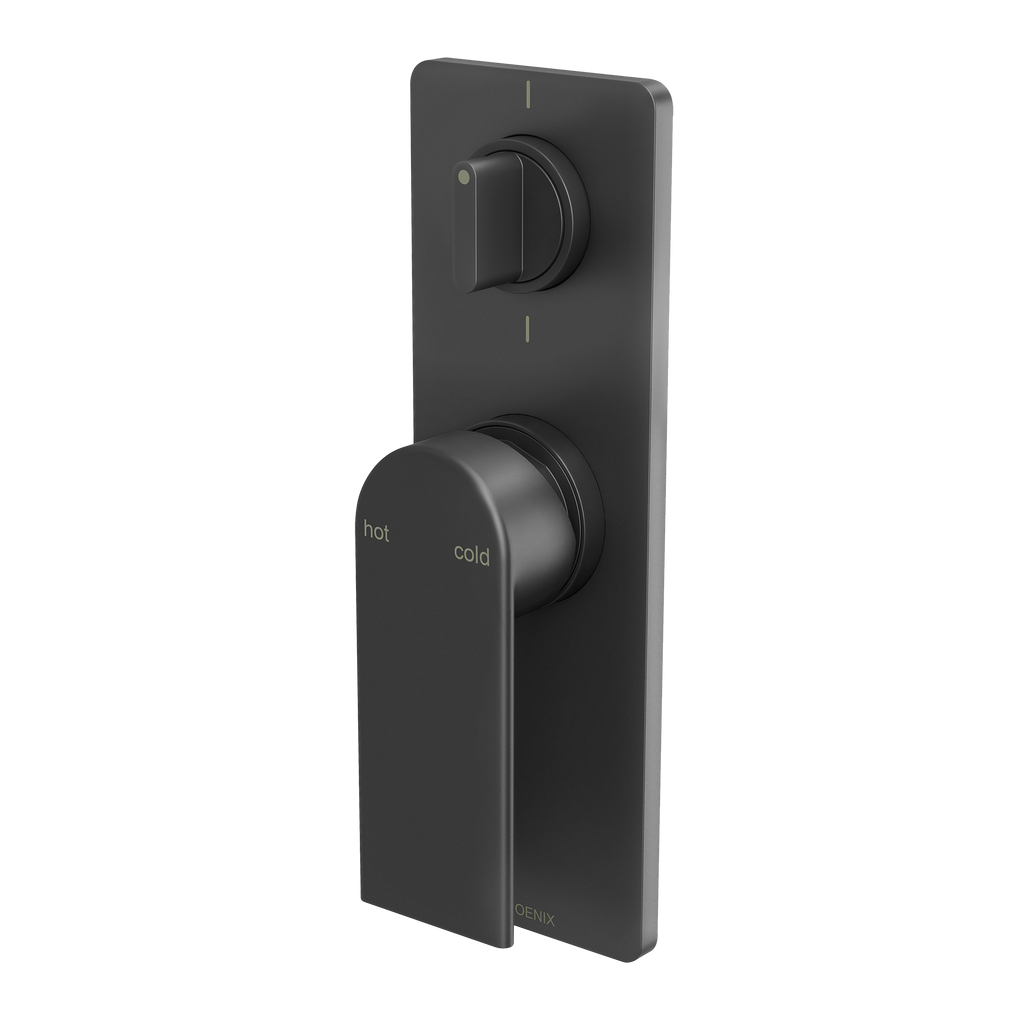 SwitchMix Shower/Bath Diverter Mixer Trim Kit Matte Black