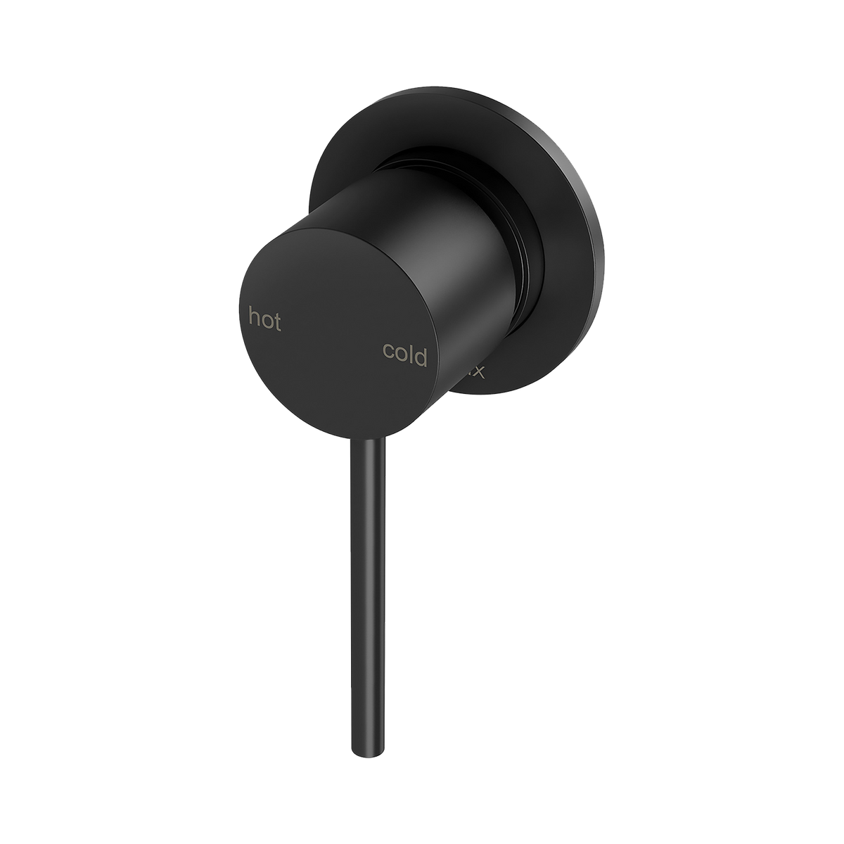 SwitchMix Shower/Wall Mixer 60 Backplate Trim Kit Matte Black