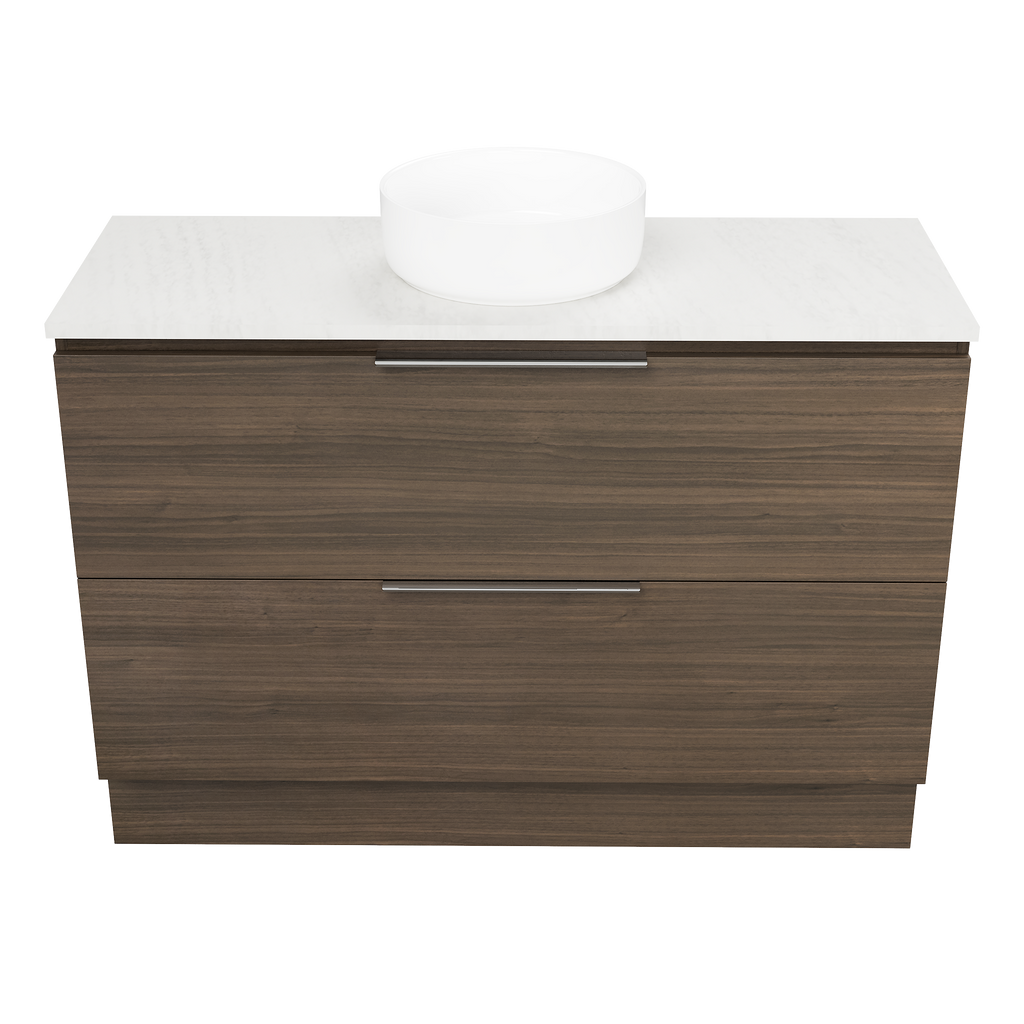 Vanity Floor Standing 1200 Centre WG Basin SilkSurface AC Top