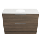 Vanity  Floor Standing1200 Centre WG Basin SilkSurface UC Top