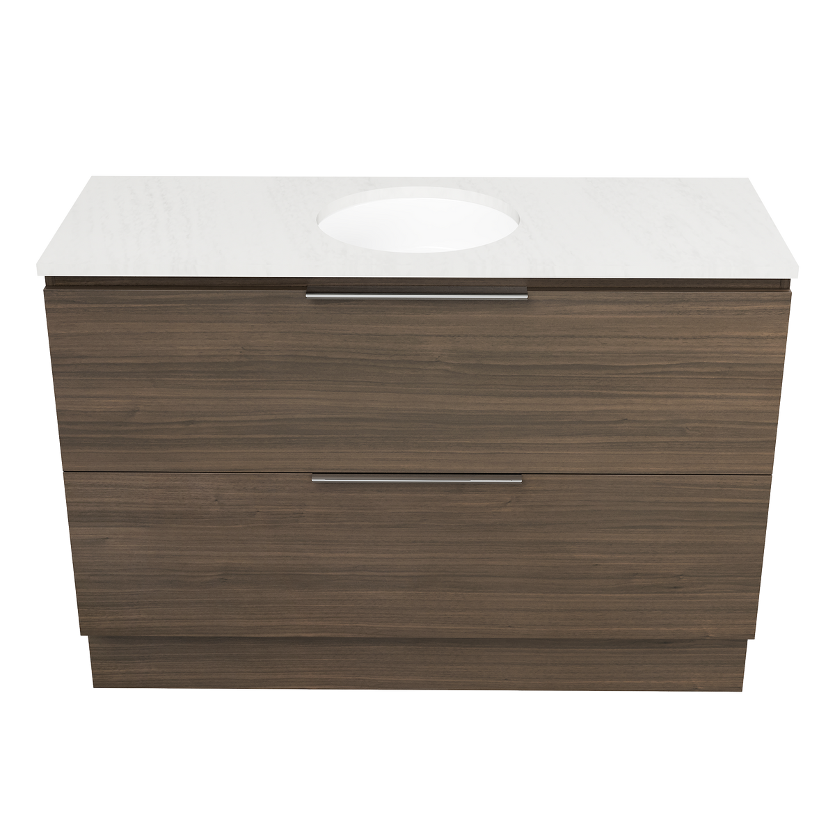 Vanity  Floor Standing1200 Centre WG Basin SilkSurface UC Top