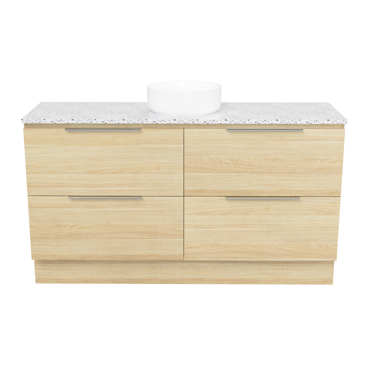 Vanity Floor Standing 1500 Centre WG Basin SilkSurface AC Top