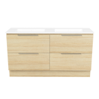 Vanity Floor Standing 1500 Double Bowl Alpha Top
