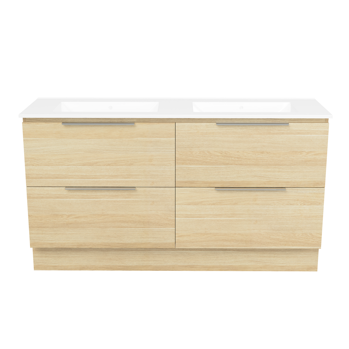 Vanity Floor Standing 1500 Double Bowl Alpha Top