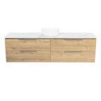Vanity Wall Hung 1800 Centre WG Basin SilkSurface AC Top