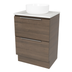Vanity Floor Standing 600 Centre WG Basin SilkSurface AC Top