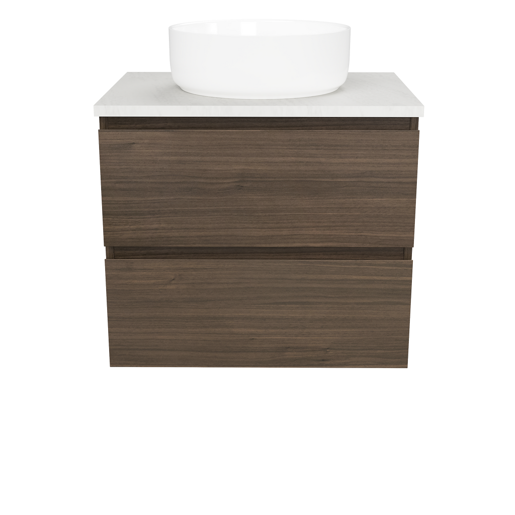 Vanity Wall Hung 600 Centre WG Basin SilkSurface AC Top