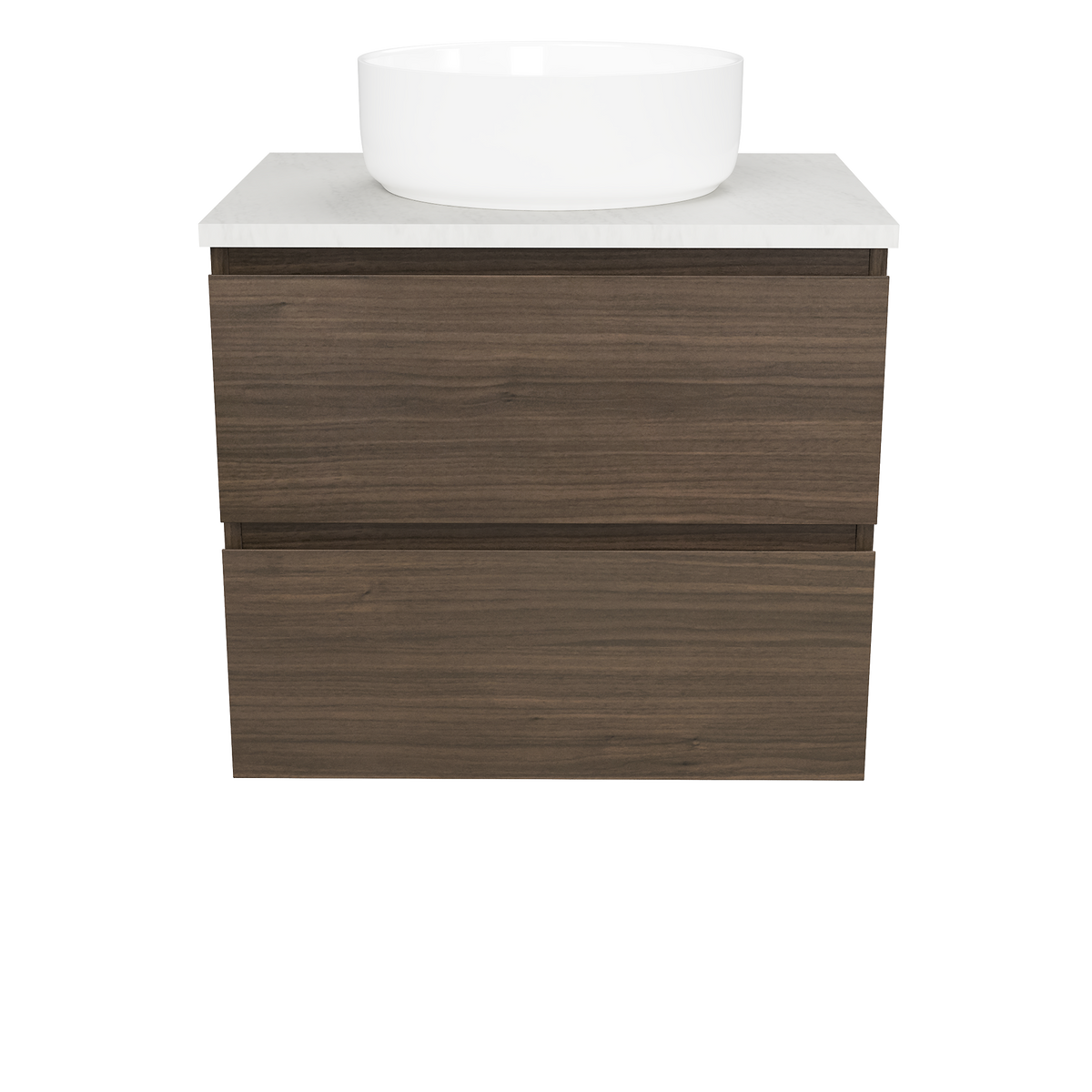 Vanity Wall Hung 600 Centre WG Basin SilkSurface AC Top