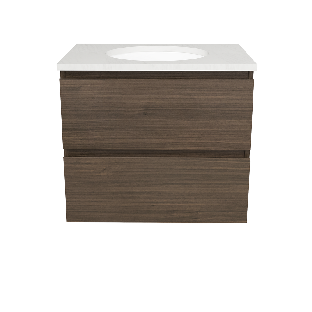 Vanity Wall Hung 600 Centre WG Basin SilkSurface UC Top