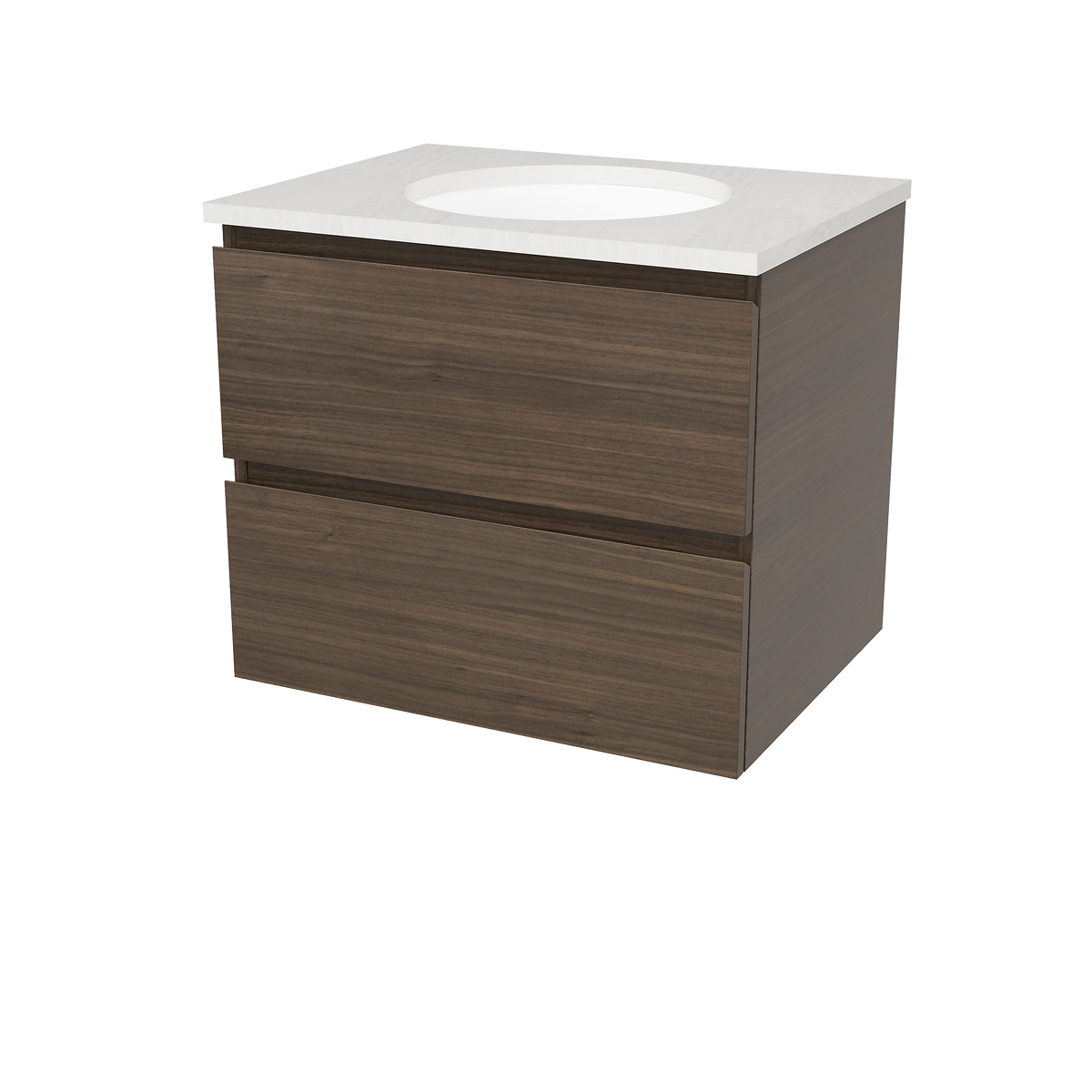 Vanity Wall Hung 600 Centre WG Basin SilkSurface UC Top