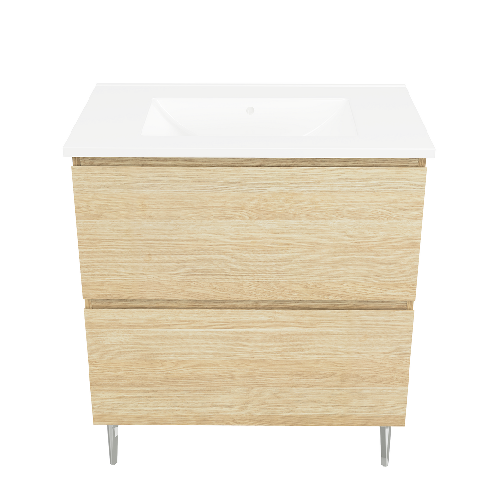 Vanity On Legs 750 Centre Bowl Alpha Top