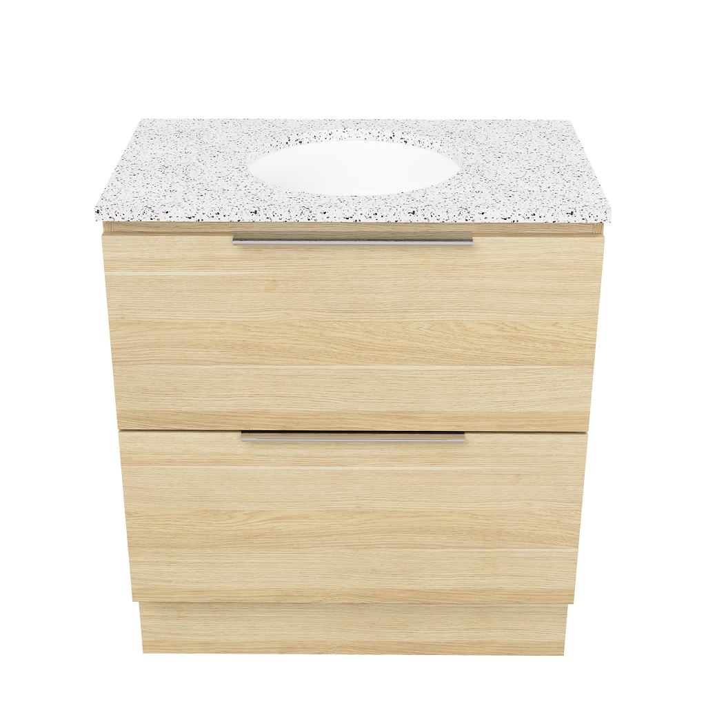 Vanity Floor Standing 750 Centre WG Basin SilkSurface UC Top