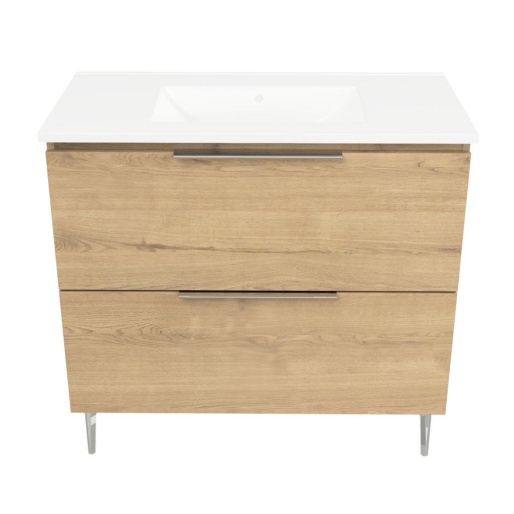 Vanity On Legs 900 Centre Bowl Alpha Top