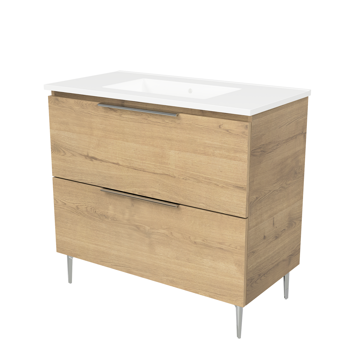 Vanity On Legs 900 Centre Bowl Alpha Top