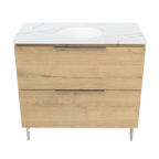 Vanity On Legs 900 Centre WG Basin SilkSurface UC Top