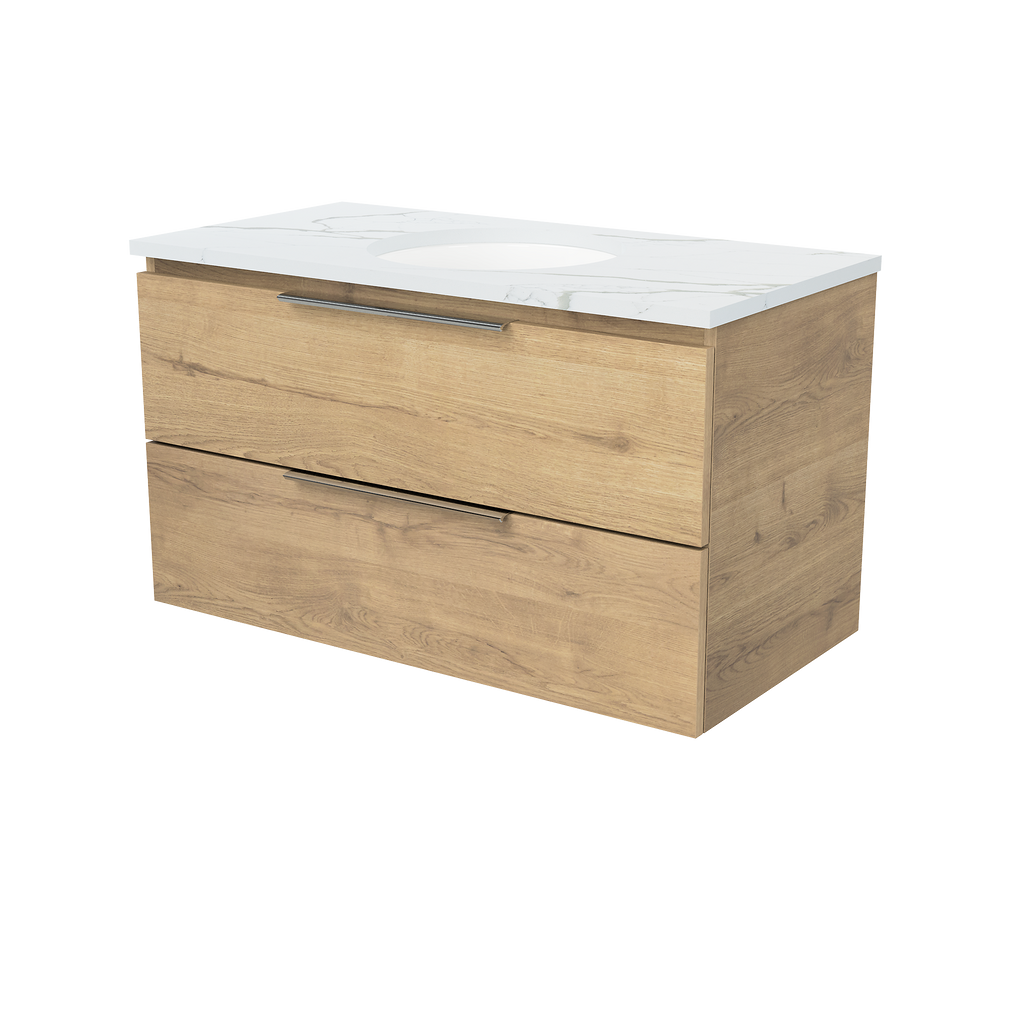 Vanity Wall Hung 900 Centre WG Basin SilkSurface UC Top