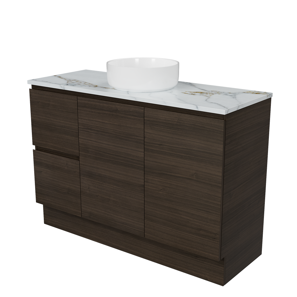 Vanity Floor Standing 1200 Centre WG Basin SilkSurface AC Top