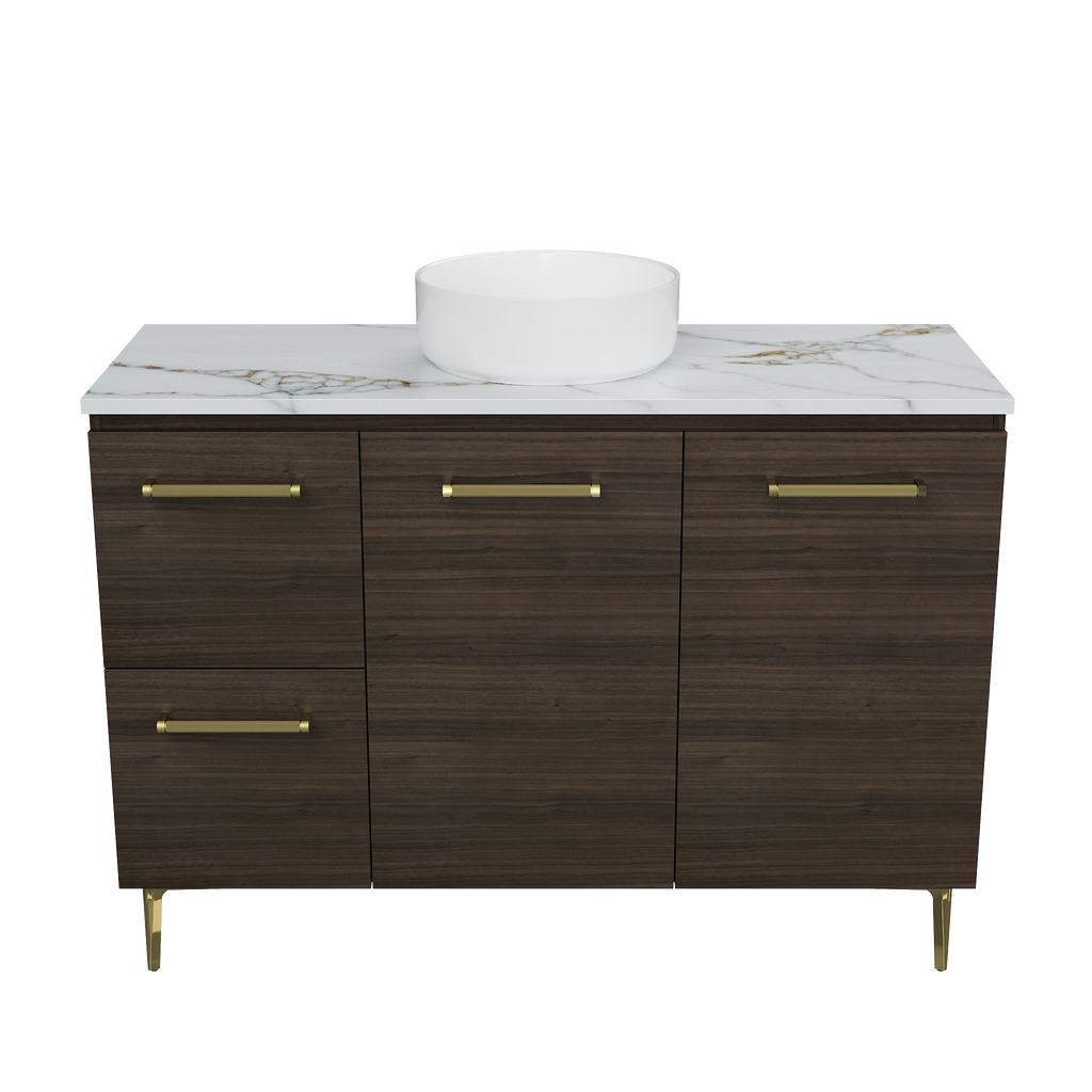 Vanity On Legs 1200 Centre WG Basin SilkSurface AC Top