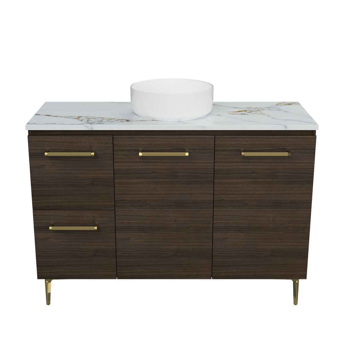 Vanity On Legs 1200 Centre WG Basin SilkSurface AC Top