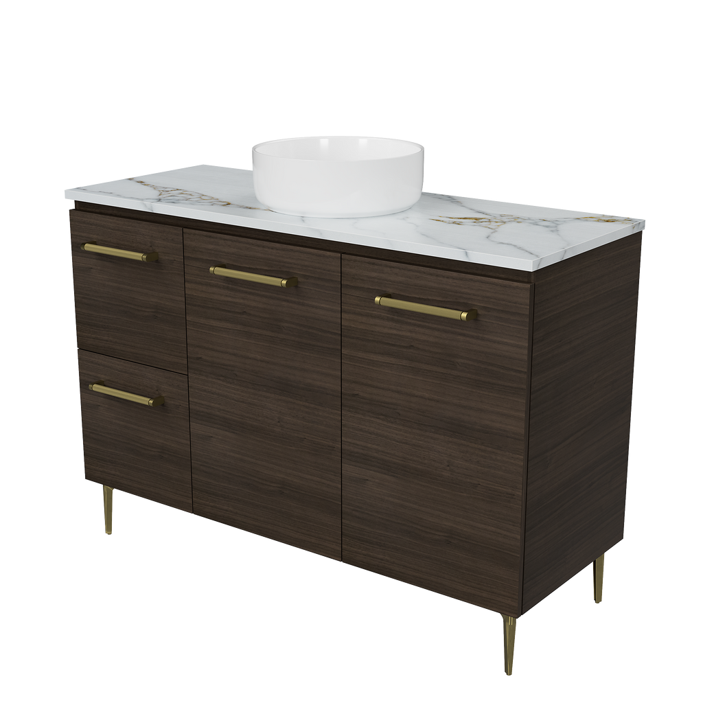 Vanity On Legs 1200 Centre WG Basin SilkSurface AC Top