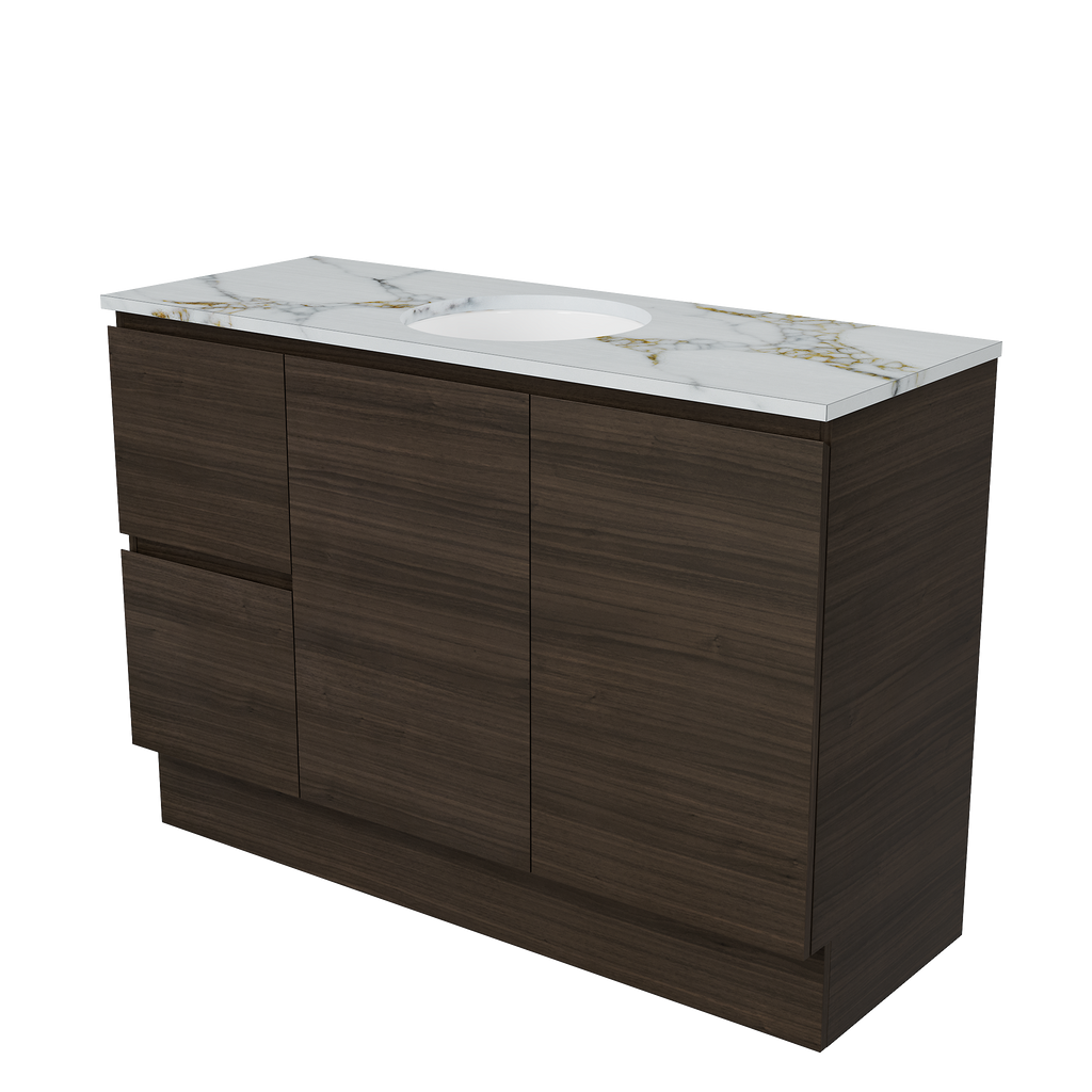 Vanity Floor Standing 1200 Centre WG Basin SilkSurface UC Top
