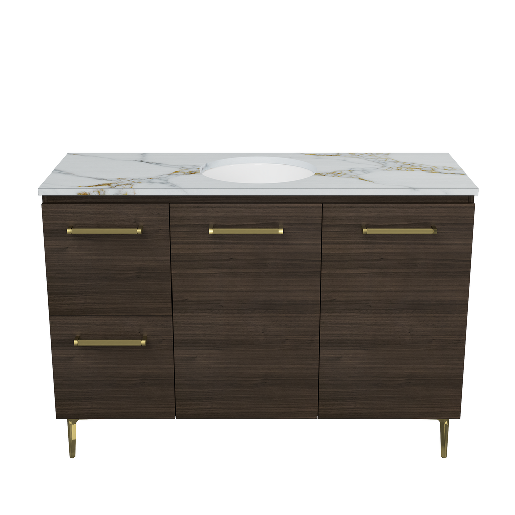 Vanity On Legs 1200 Centre WG Basin SilkSurface UC Top