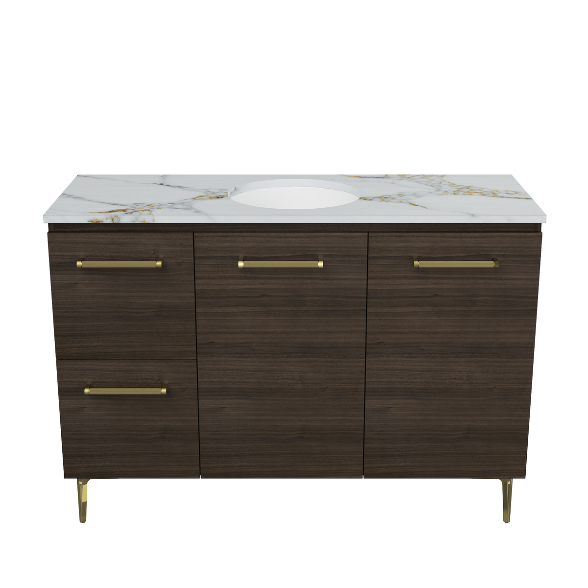 Vanity On Legs 1200 Centre WG Basin SilkSurface UC Top
