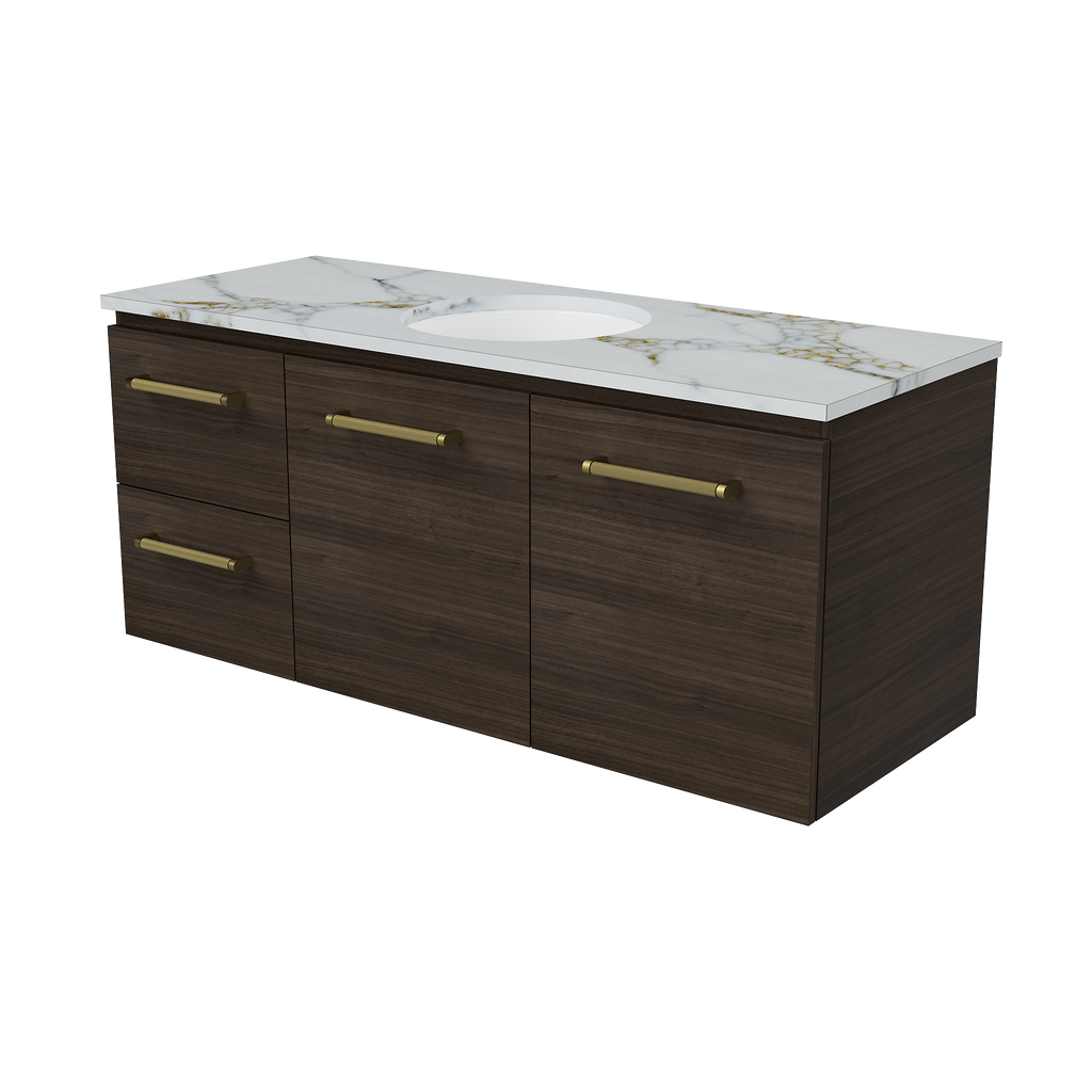 Vanity Wall Hung 1200 Centre WG Basin SilkSurface UC Top