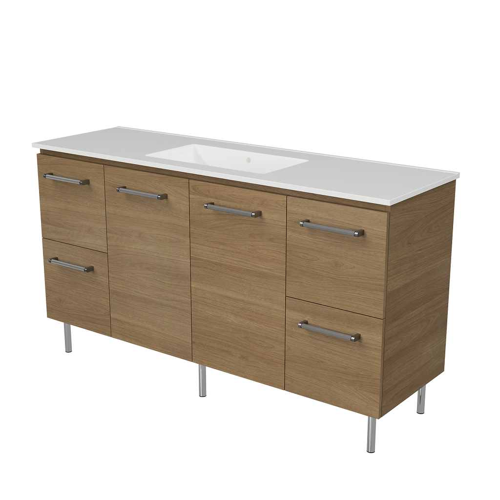 Vanity On Legs 1500 Centre Bowl Alpha Top