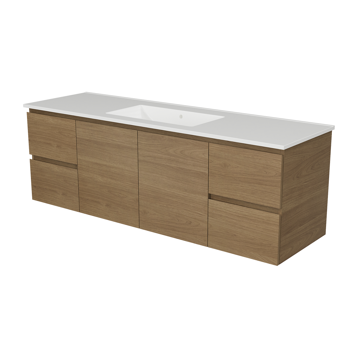 Vanity Wall Hung 1500 Centre Bowl Alpha Top