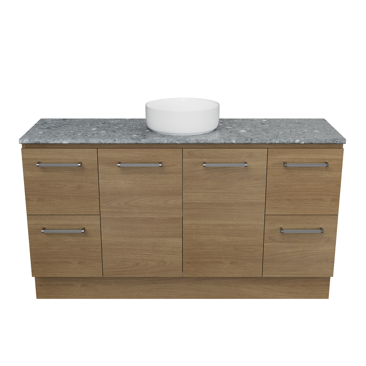 Vanity Floor Standing 1500 Centre WG Basin SilkSurface AC Top