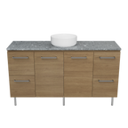 Vanity On Legs 1500 Centre WG Basin SilkSurface AC Top