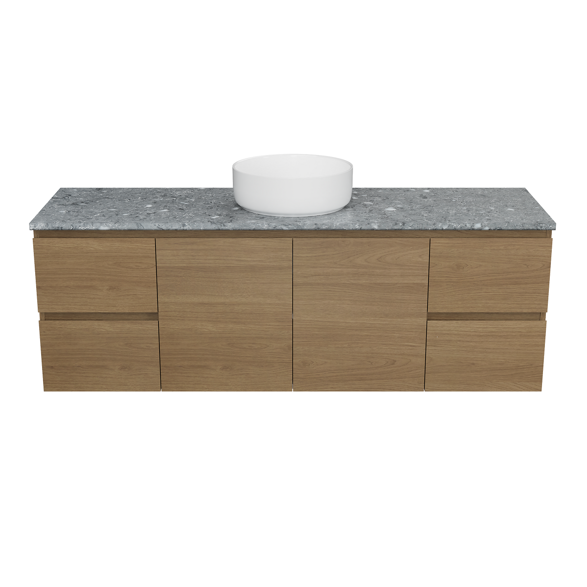 Vanity Wall Hung 1500 Centre WG Basin SilkSurface AC Top