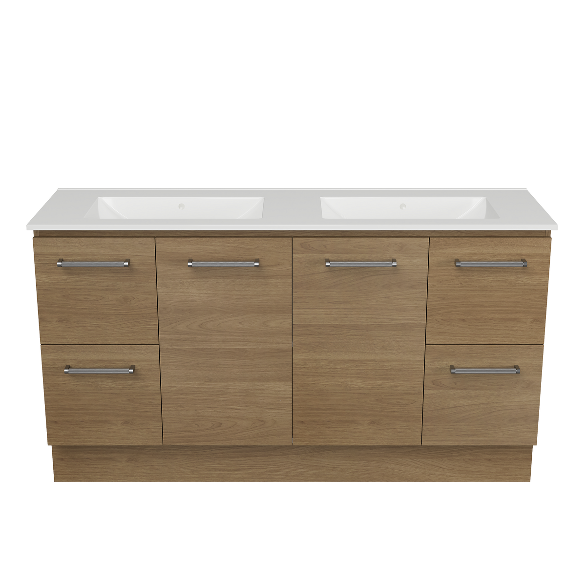 Vanity Floor Standing 1500 Double Bowl Alpha Top
