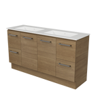 Vanity Floor Standing 1500 Double Bowl Alpha Top