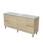 Vanity On Legs 1800 Centre WG Basin SilkSurface UC Top