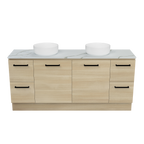 Vanity Floor Standing 1800 Double WG Basins SilkSurface AC Top