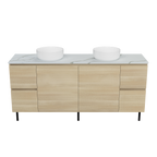 Vanity On Legs 1800 Double WG Basins SilkSurface AC Top