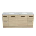 Vanity Floor Standing 1800 Double WG Basins SilkSurface UC Top