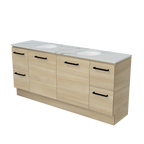 Vanity Floor Standing 1800 Double WG Basins SilkSurface UC Top