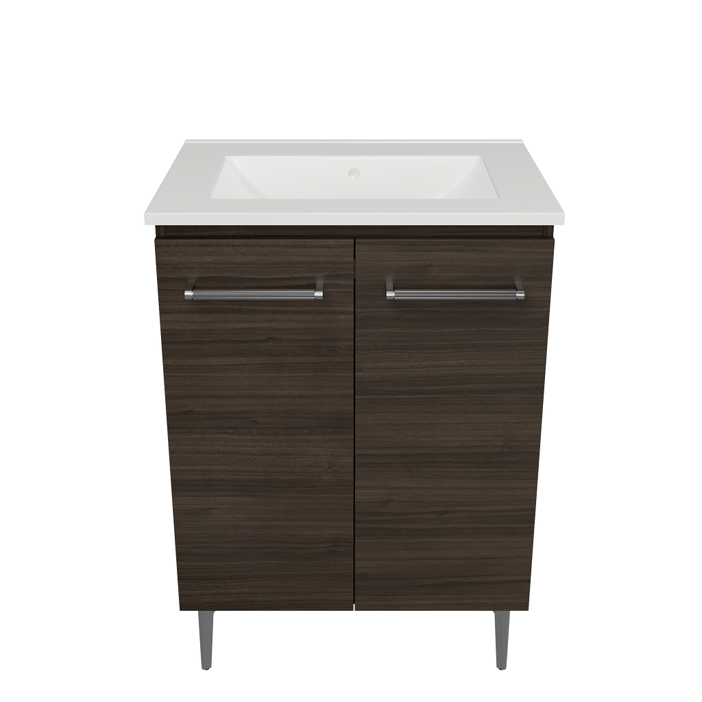 Vanity On Legs 600 Centre Bowl Alpha Top