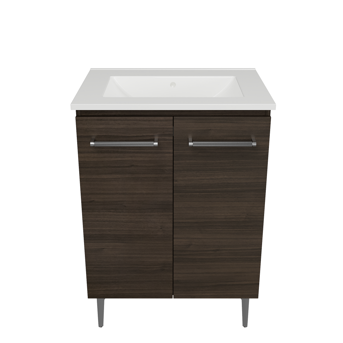 Vanity On Legs 600 Centre Bowl Alpha Top