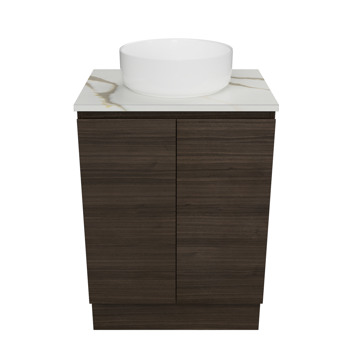 Vanity Floor Standing 600 Centre WG Basin SilkSurface AC Top