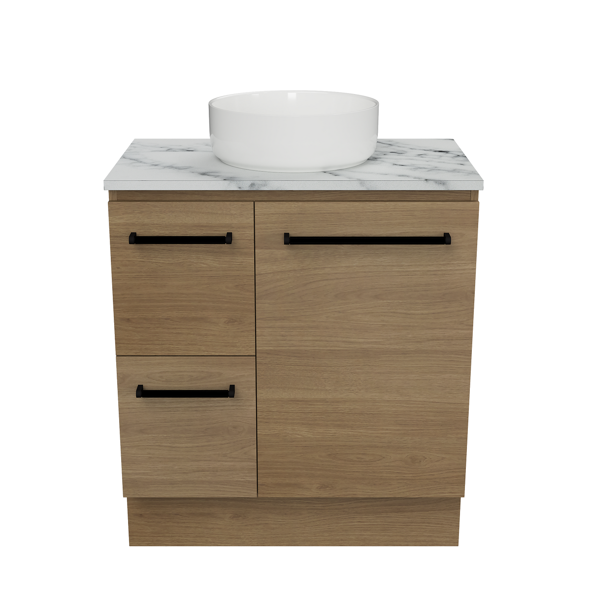 Vanity Floor Standing 750 Centre WG Basin SilkSurface AC Top