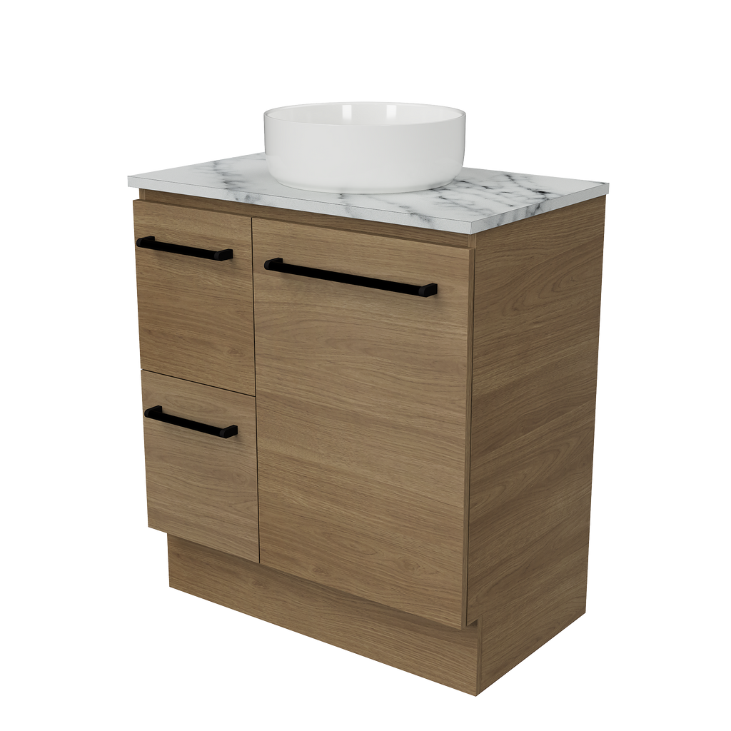 Vanity Floor Standing 750 Centre WG Basin SilkSurface AC Top
