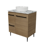 Vanity On Legs 750 Centre WG Basin SilkSurface AC Top