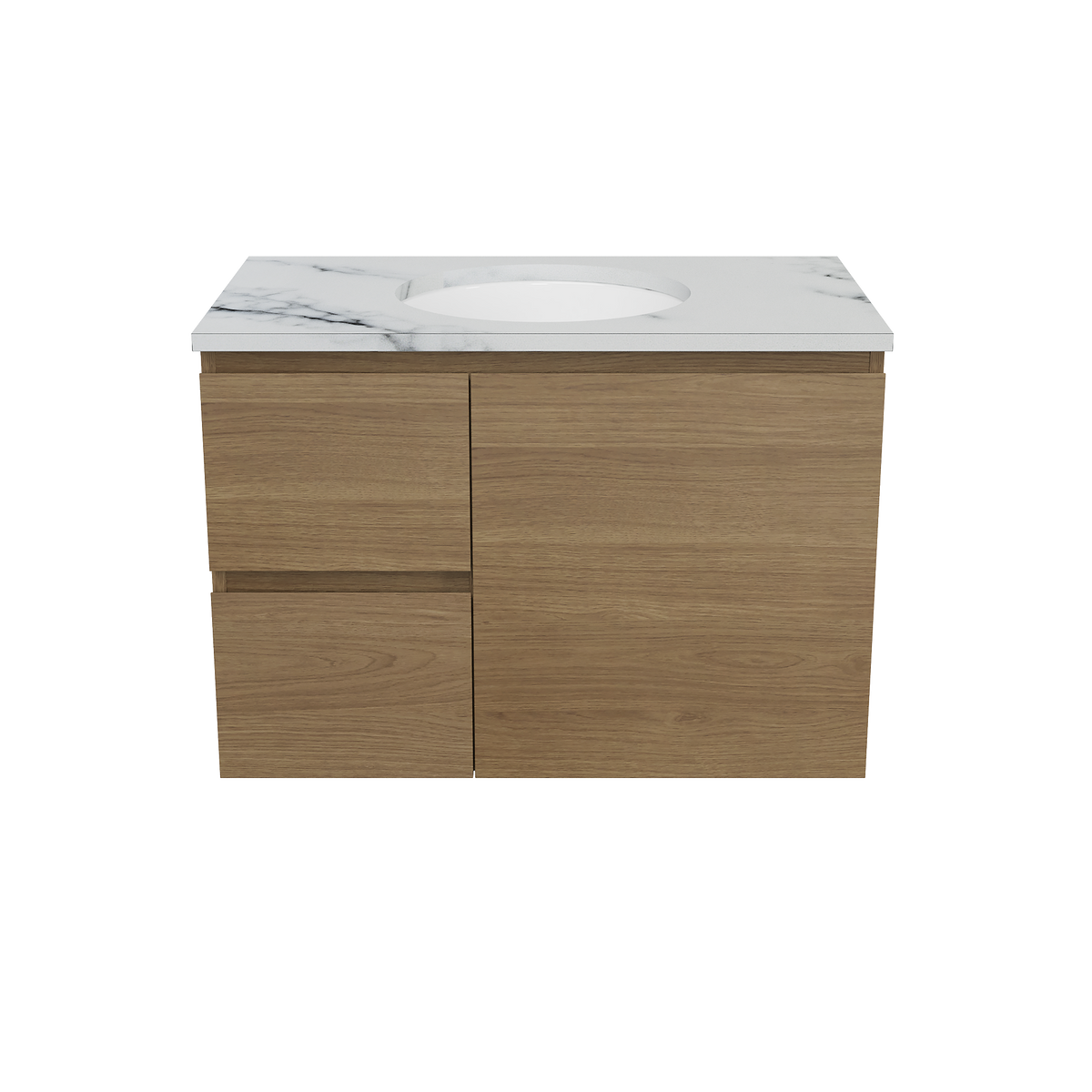 Vanity Wall Hung 750 Centre WG Basin SilkSurface UC Top