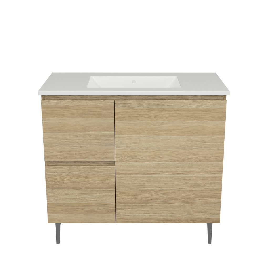 Vanity On Legs 900 Centre Bowl Alpha Top