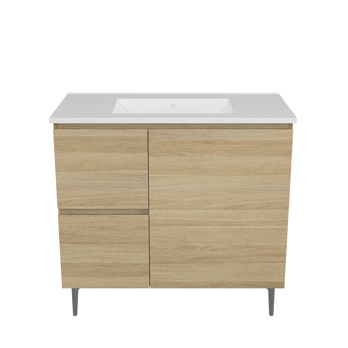 Vanity On Legs 900 Centre Bowl Alpha Top