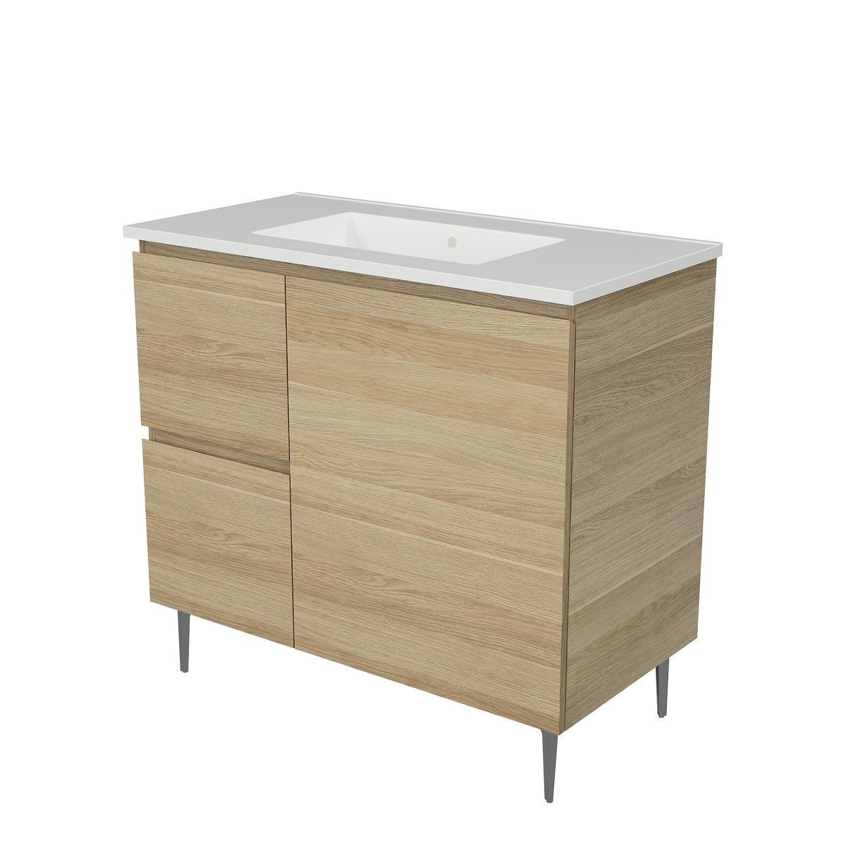 Vanity On Legs 900 Centre Bowl Alpha Top